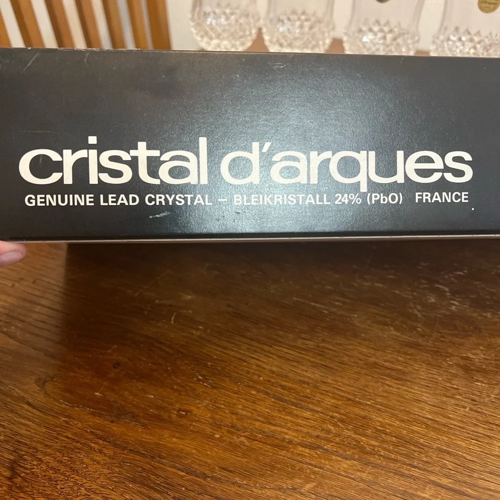 Cristal d’Arques Ancenis 26cl Lead Crystal Wine Glass Set of 6 – New in Box - Picture 3 of 6
